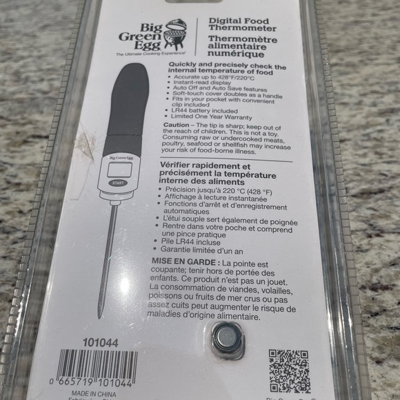 Big Green Egg Thermometer - Picture 2 of 2